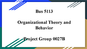 Operations Management Written Unit 6 - BUS 5116: OPERATIONS MANAGEMENT ...