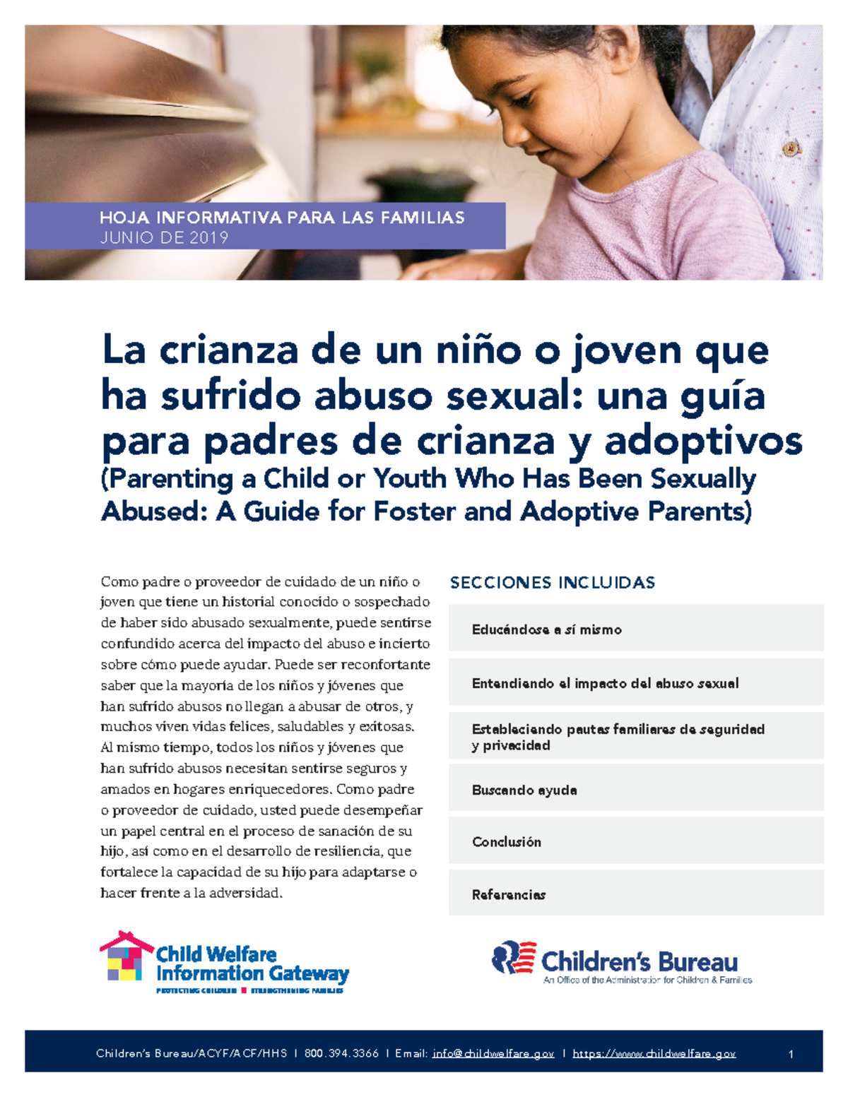 Abuso sexual para padres - 1 SECCIONES INCLUIDAS La crianza de un niño ...