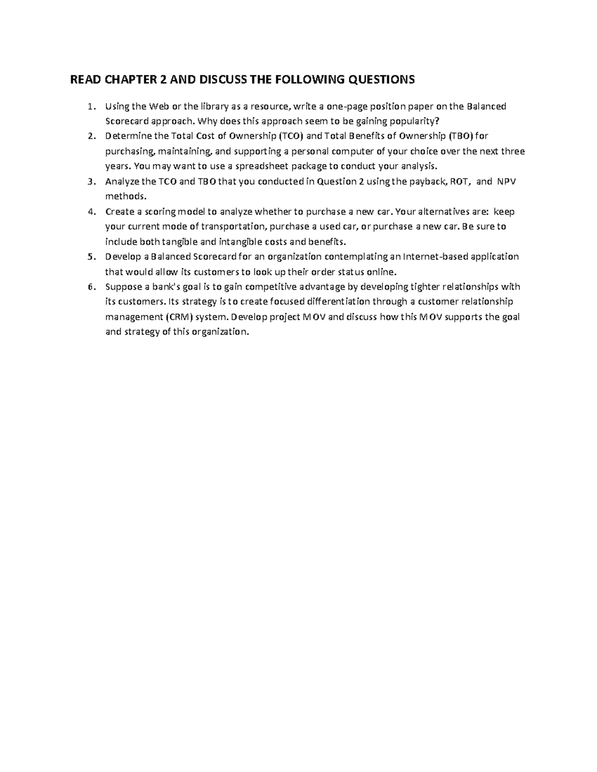 22 September 2023 TASK - Task - READ CHAPTER 2 AND DISCUSS THE ...