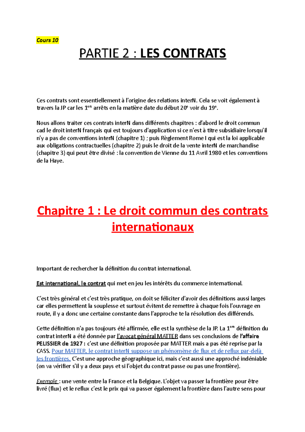 sujet dissertation droit des contrats