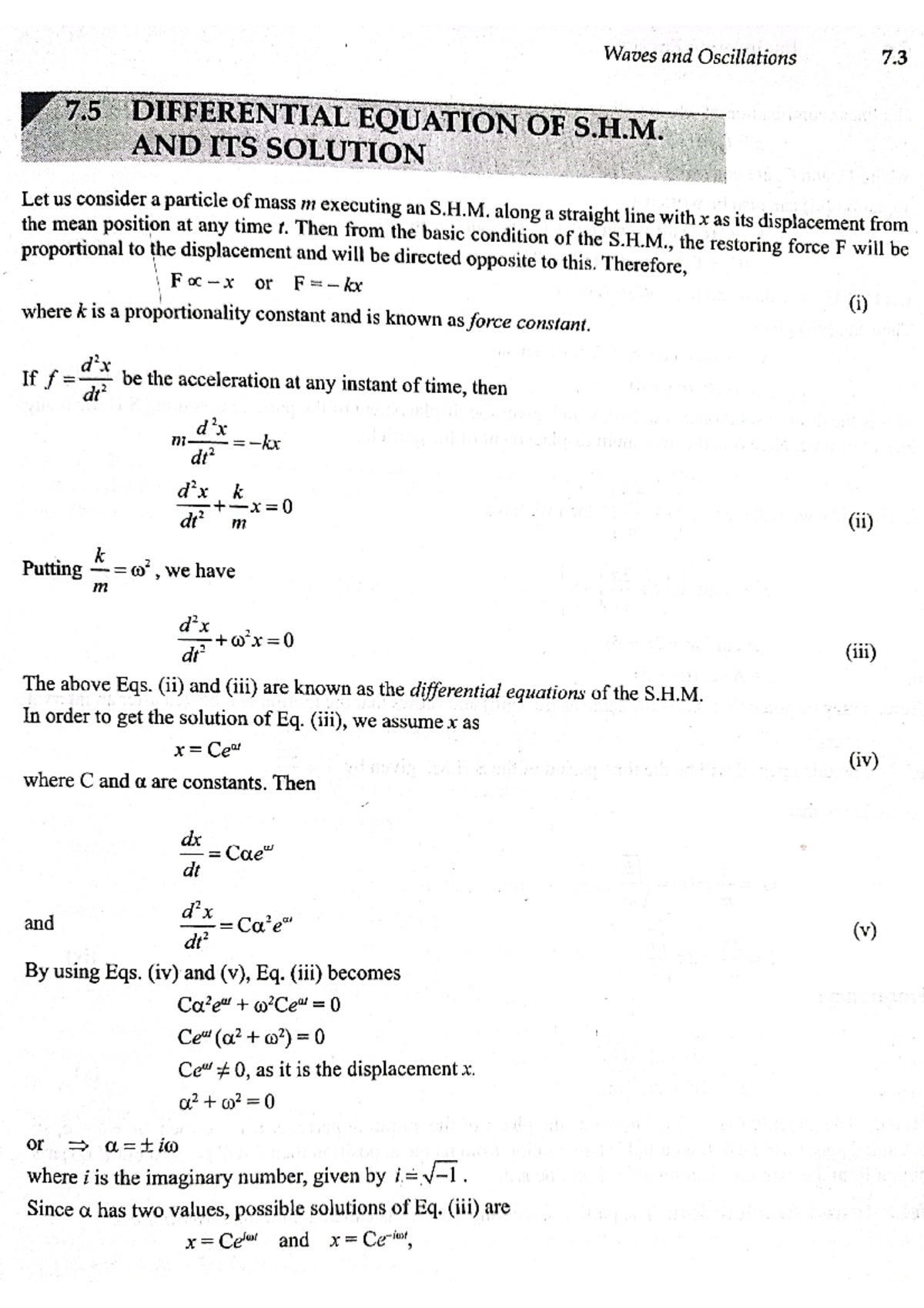 Solution of SHM HK Malik & AK Singh - Physics - Studocu