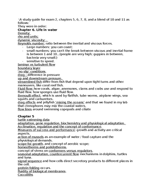 MS 1 - Lecture Notes - BIOL 3040 - Studocu