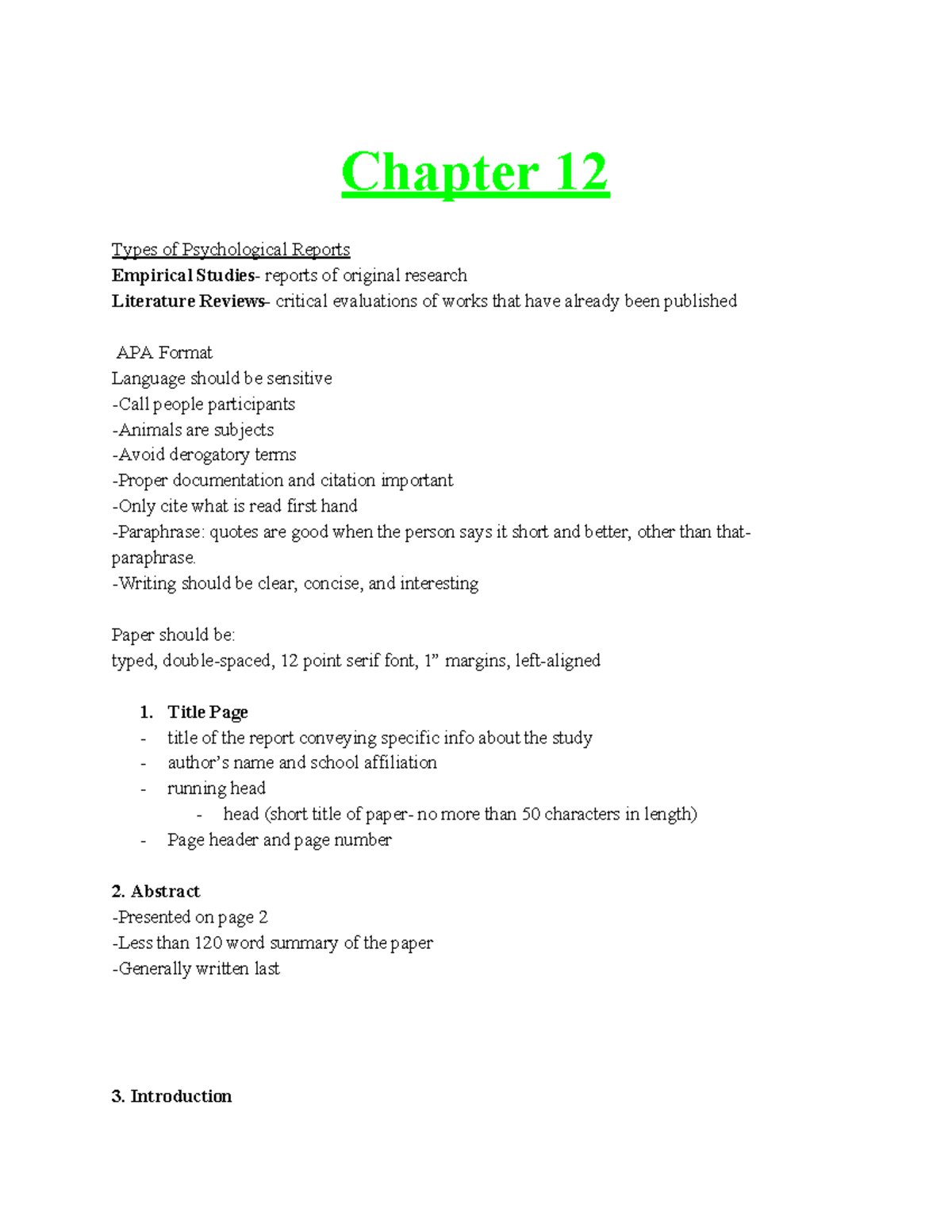 lecture-3-chapter-12-types-of-psychological-reports-empirical