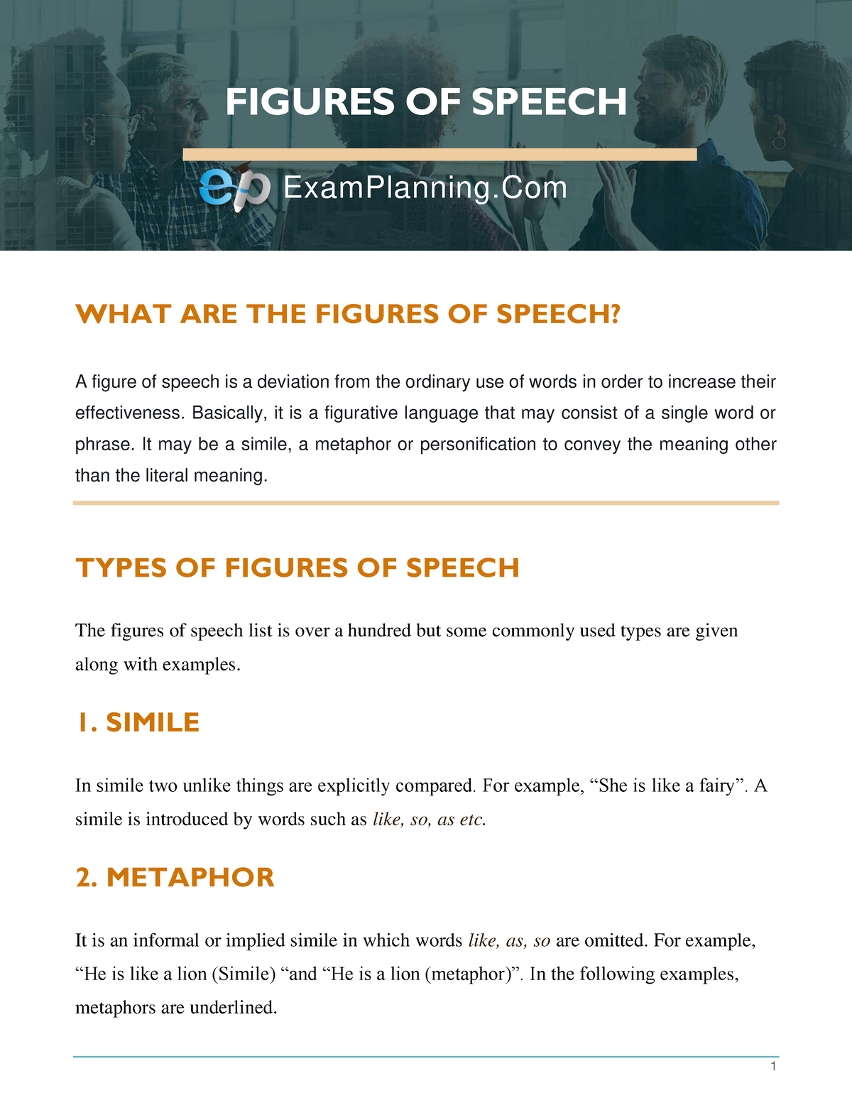 literature figures of speech pdf