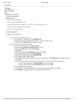 4.4.5 Add a DHCP Server on Another Subnet Lab