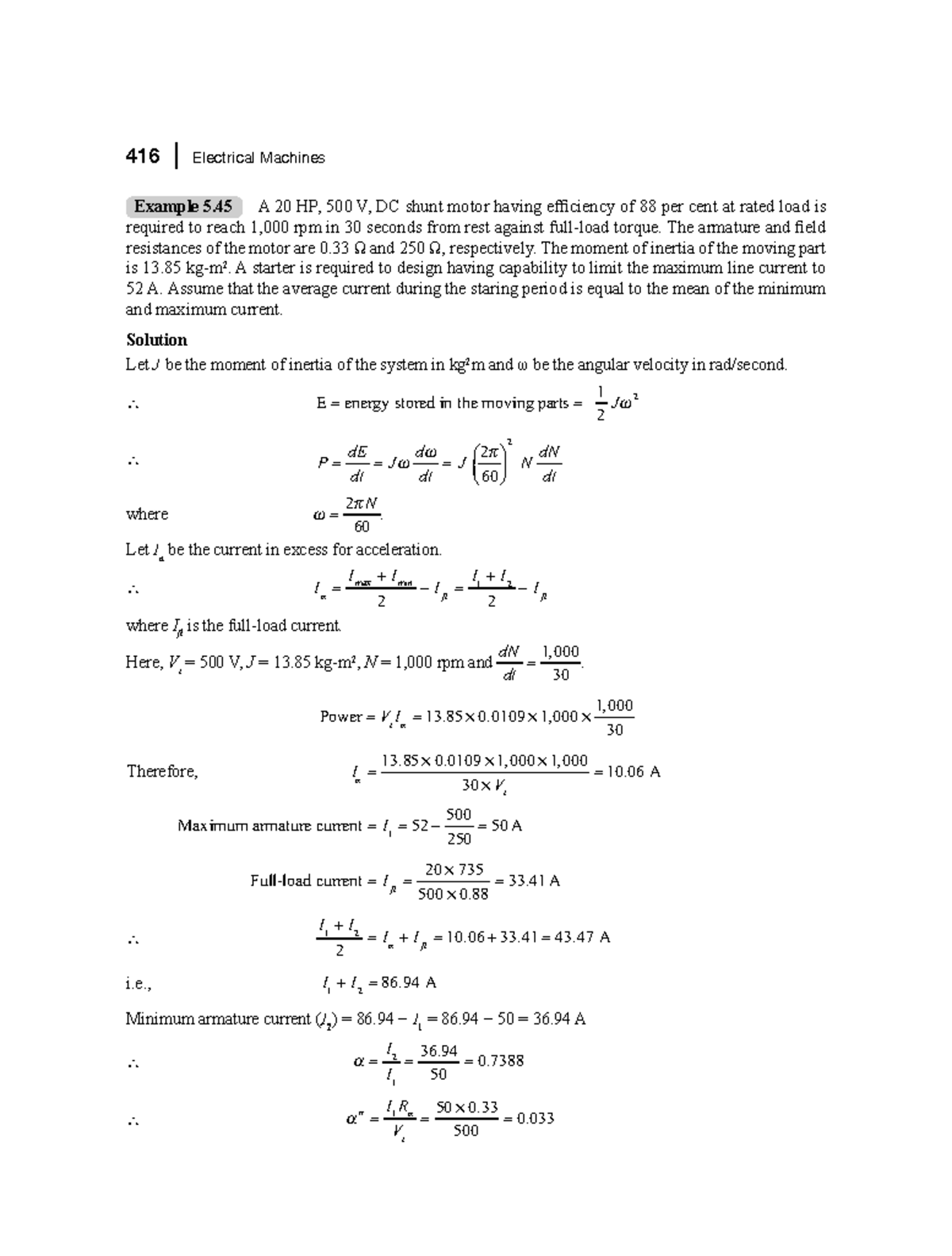 Electrical Machines by Smarajit Ghosh 6 - 416 Electrical Machines ...