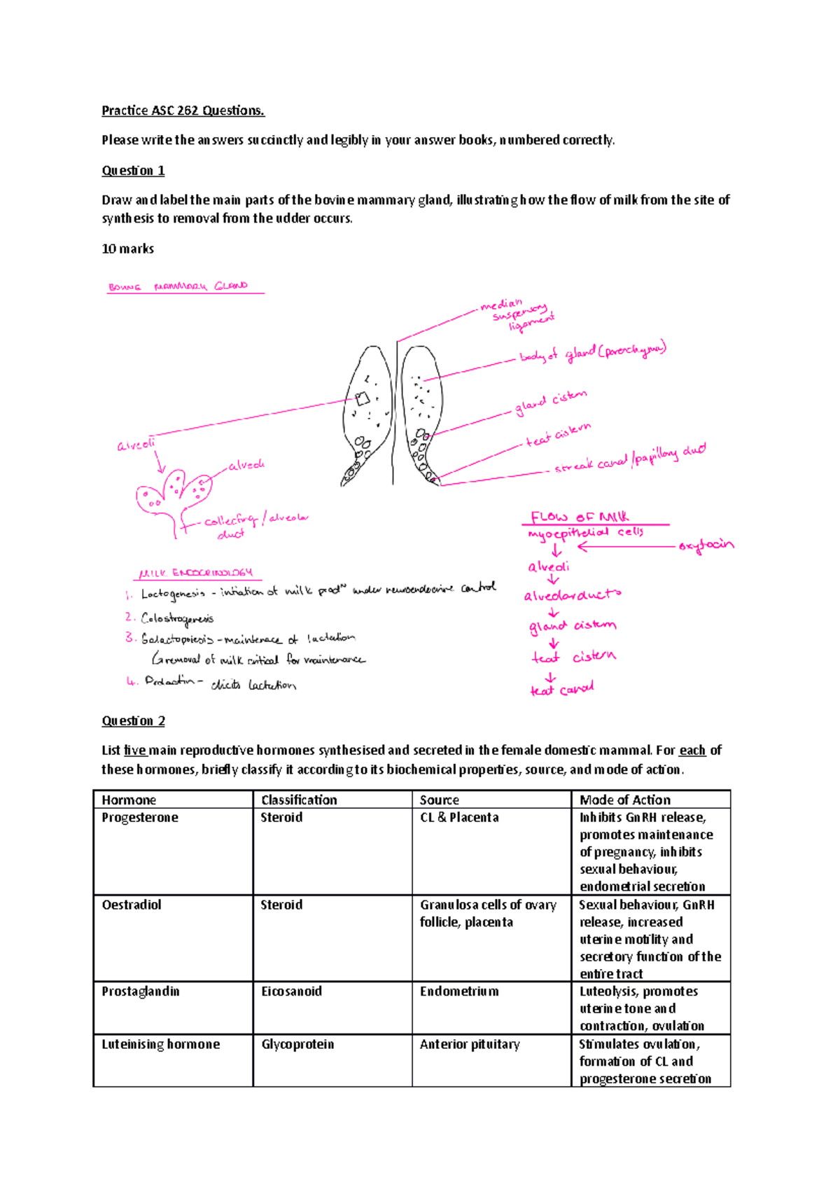 Practice ASC 262 Questions - Practice ASC 262 Questions. Please write ...