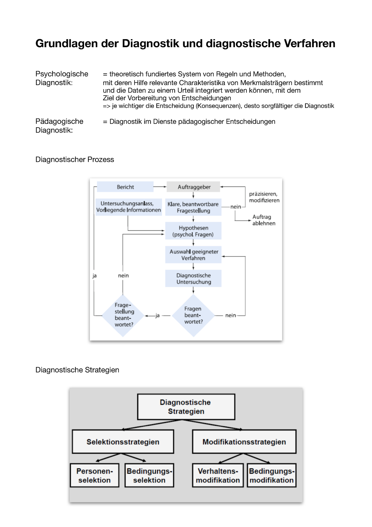 Grundlagen Der Diagnostik VL 1 2 3 Grundlagen Der Diagnostik Und