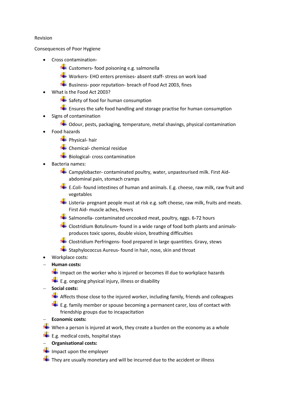 hospitality-revision-good-notes-revision-consequences-of-poor