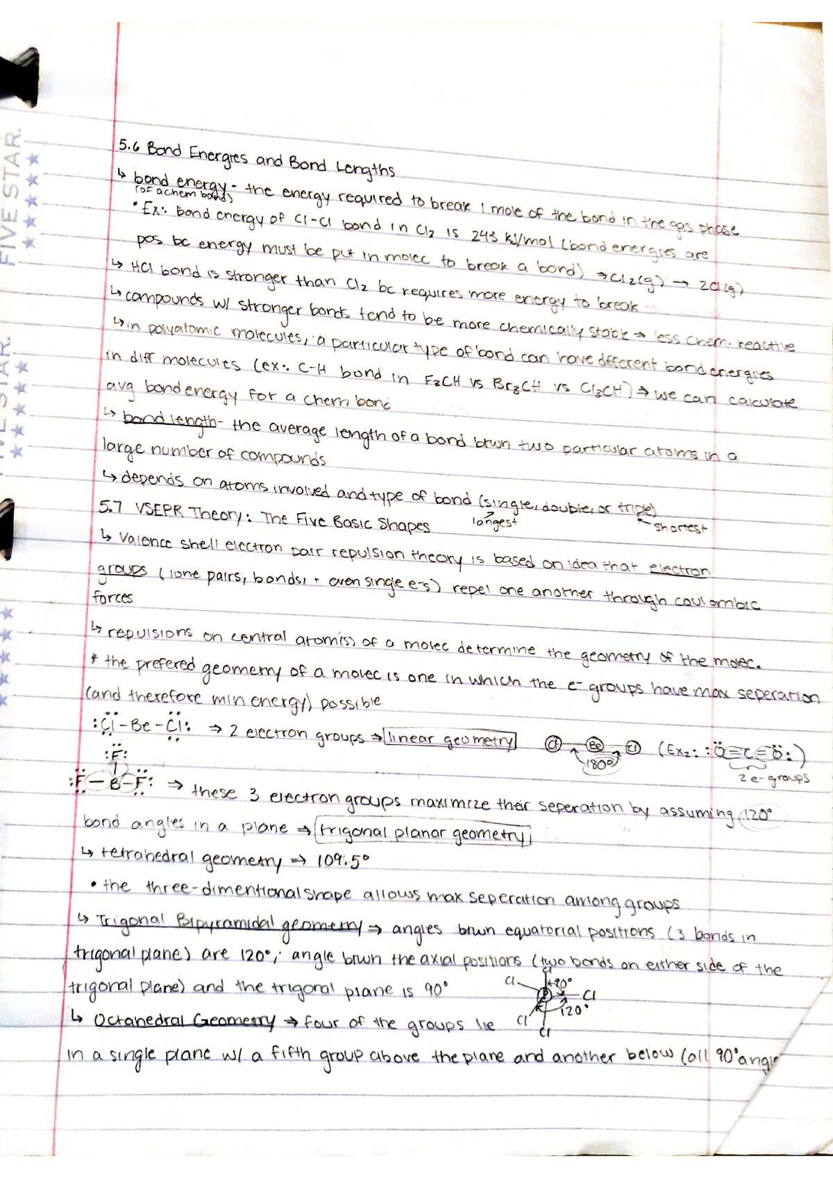 Document - bond energies and bond lengths - 01:160:161 - Studocu