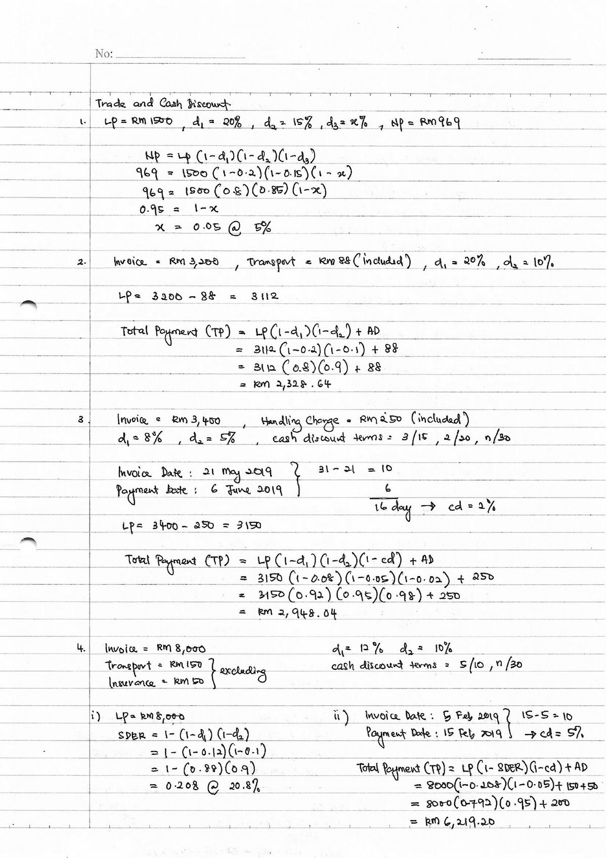 Answer MAT112 Workshop Nov 2019 Session 1 - Business In Mathematics ...