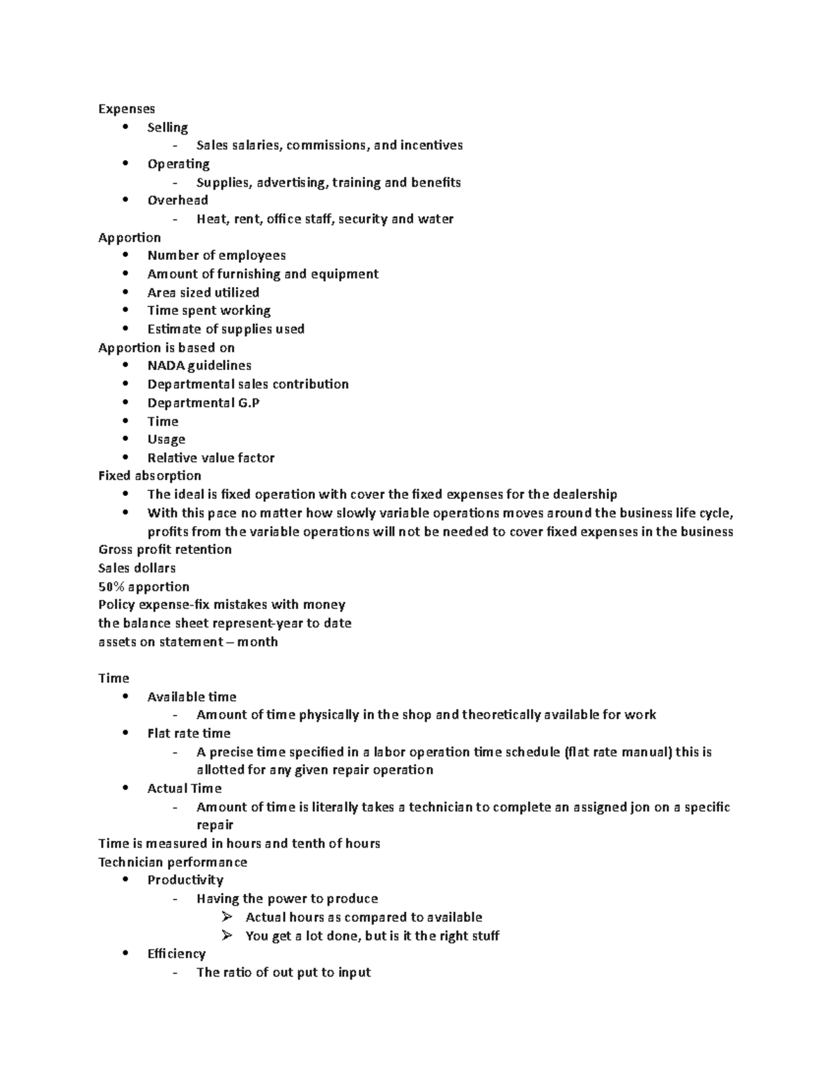 Financial management 3 - Expenses Selling - Sales salaries, commissions ...