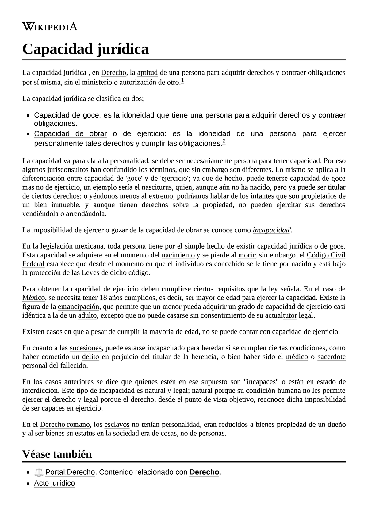 Capacidad Jurídica Capacidad Jurídica La Capacidad Jurídica En Derecho La Aptitud De Una 9659