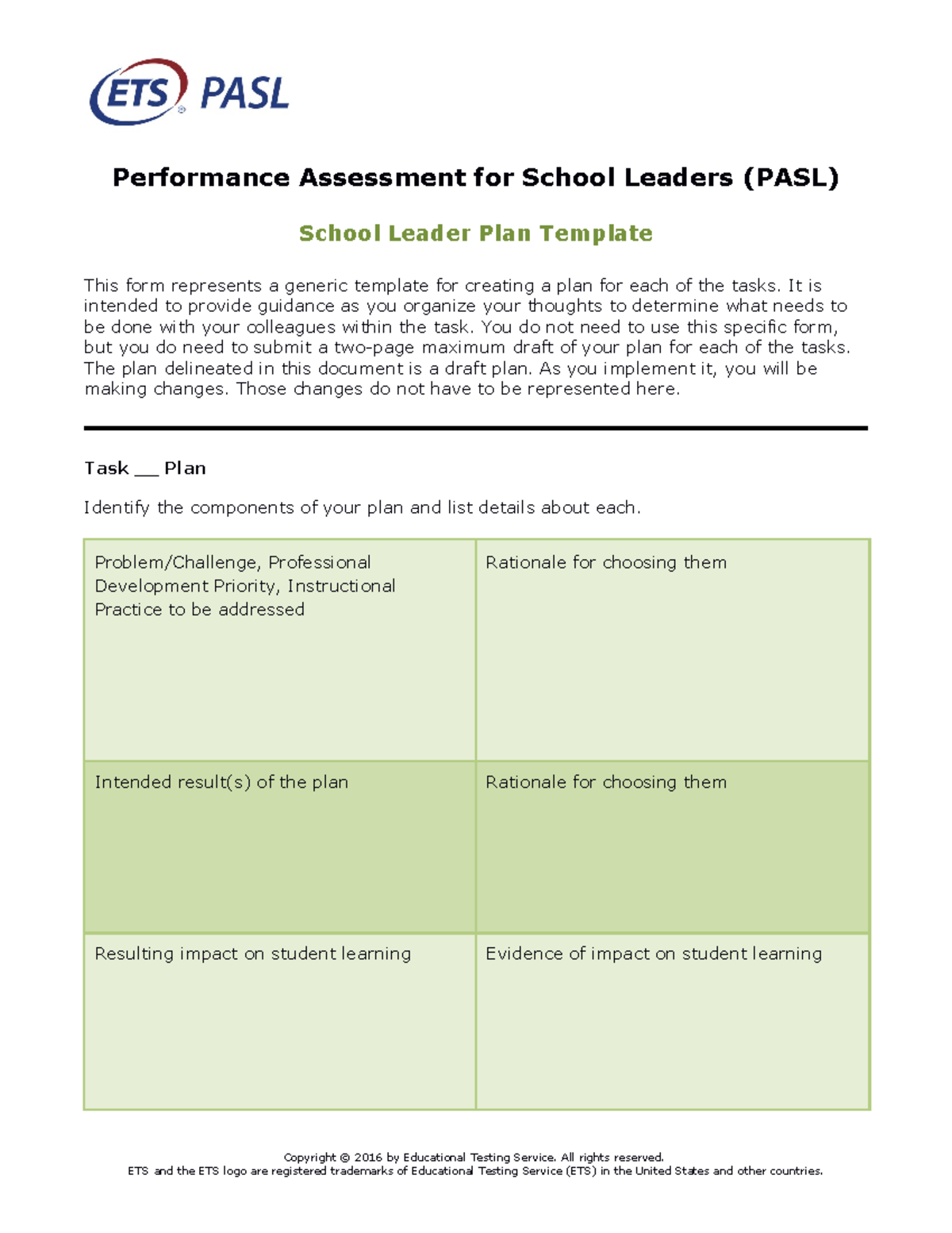 Pasl-plan-template - Summary Business statistics - Performance ...