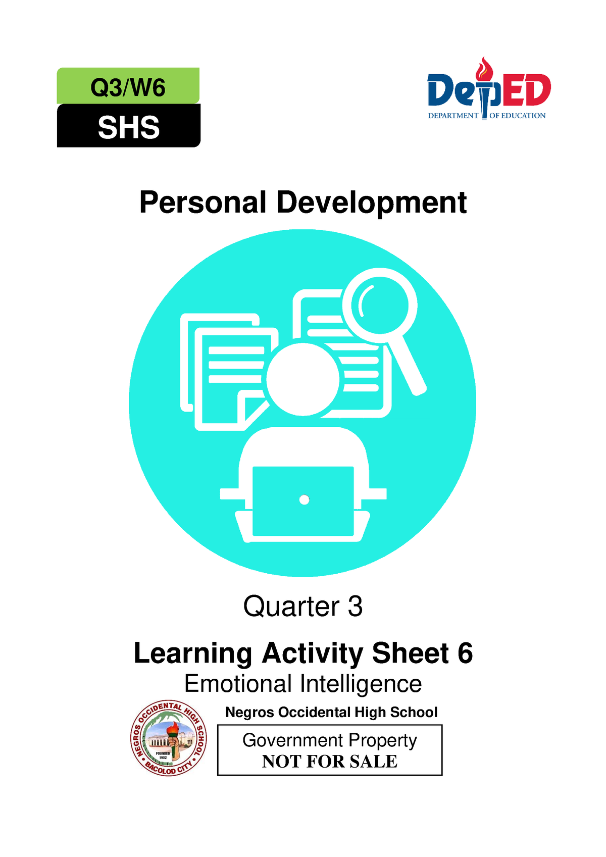 Per Dev Q3 W6 M8 - Personal Development - Personal Development Quarter ...