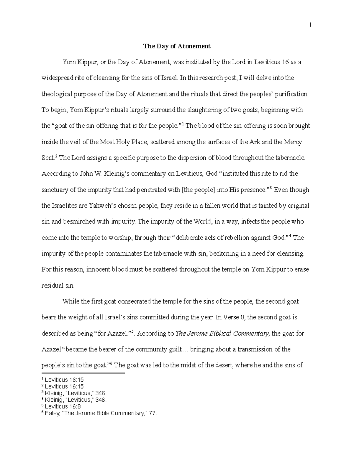 DB 5 The Day of Atonement Google Docs 1 The Day of Atonement Yom