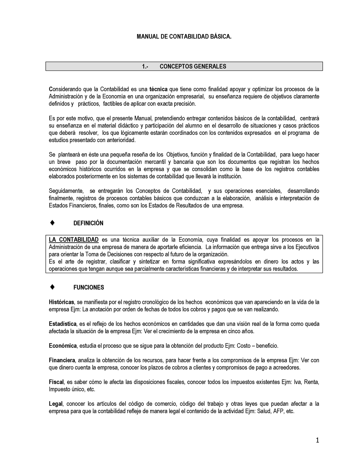 Manual DE Contabilidad Basica - ####### MANUAL DE CONTABILIDAD B¡SICA ...