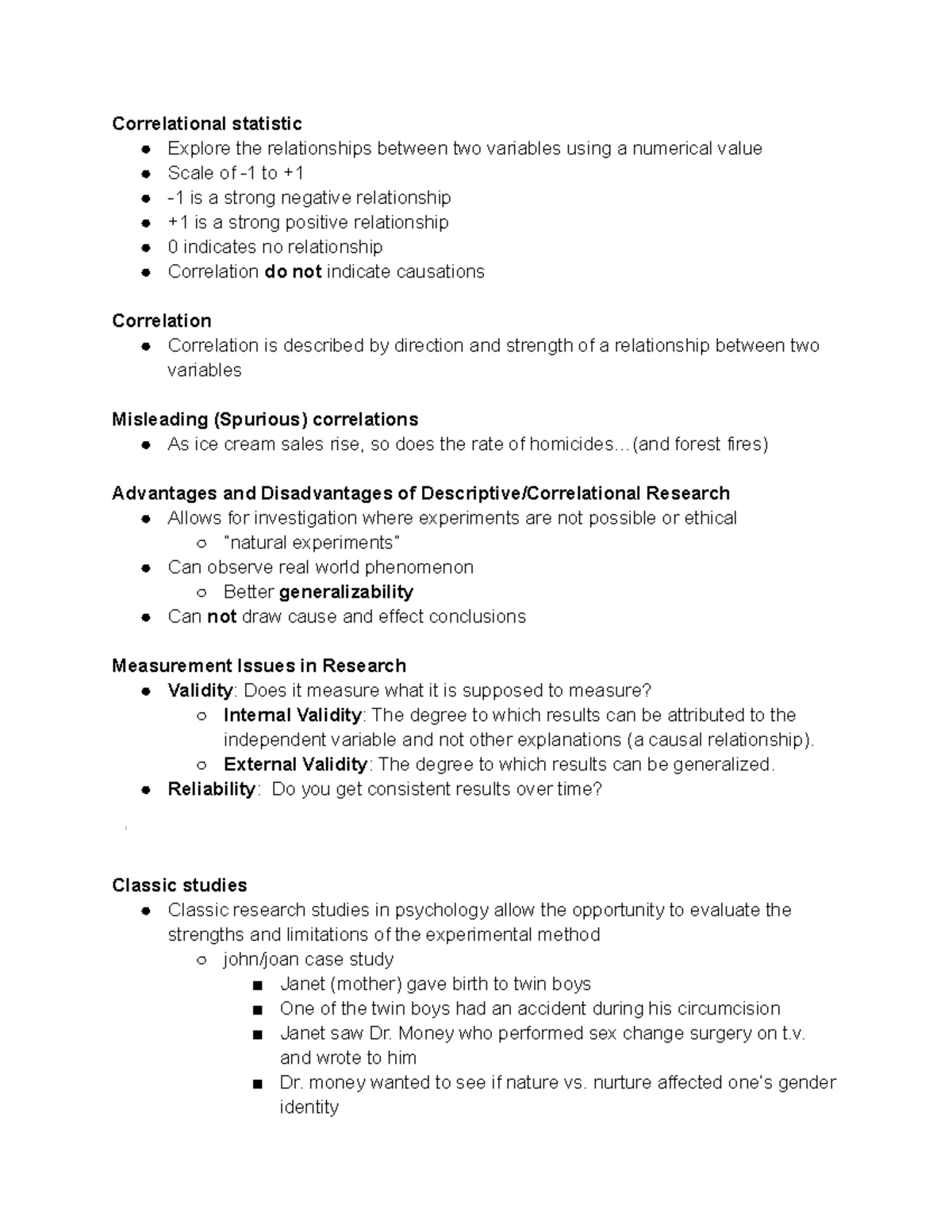 Lecture #6 research methods (cont.), classic studies and ethics ...
