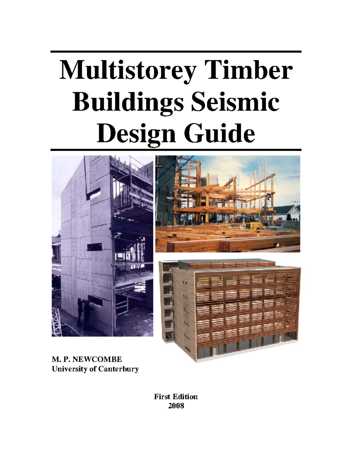MS Timber Buildings Seismic Design Guide Vol. 1 - Multistorey Timber ...