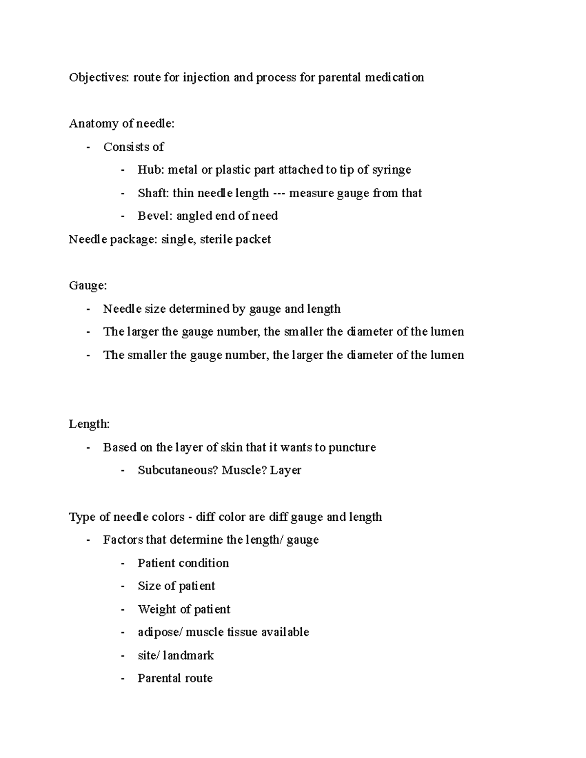 class-4-9-8-5-lecture-notes-39-42-objectives-route-for-injection