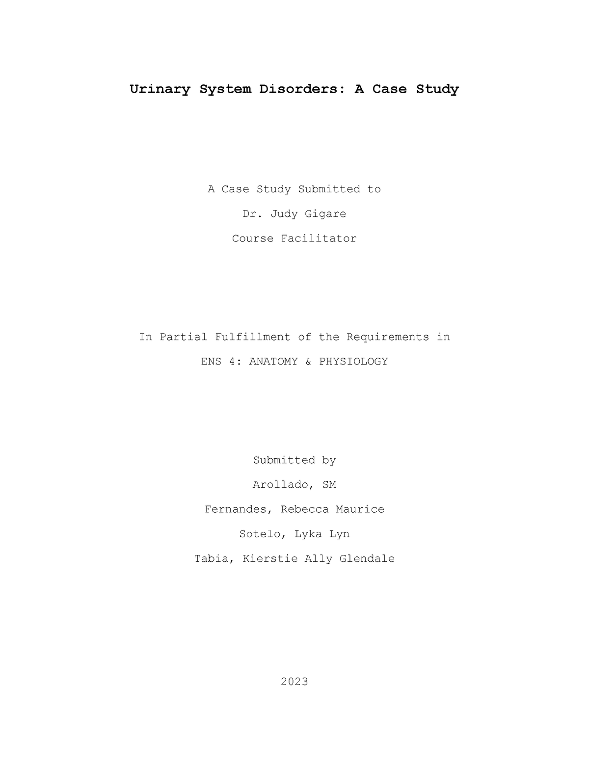 case study chapter 53 assessment of kidney and urinary function