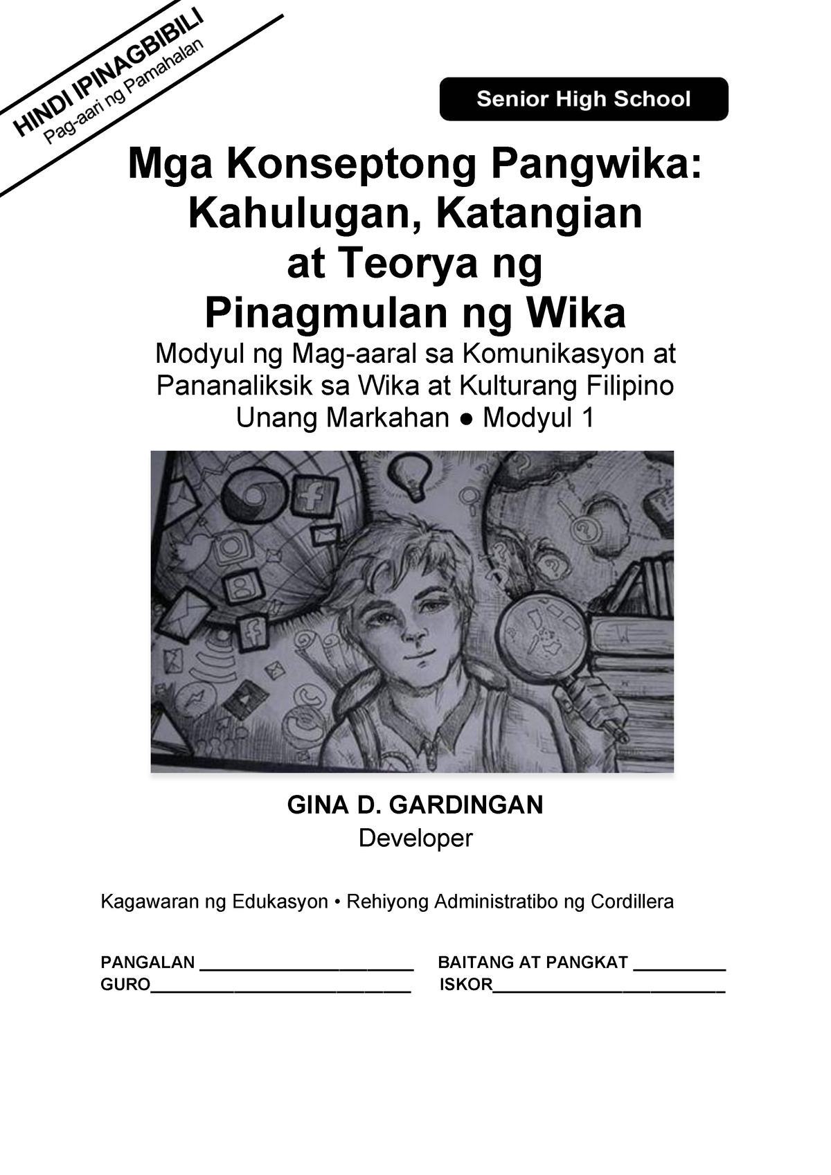 Fil 11 Q1mod1 Konseptong Pangwika Kahulugan Gina Gardingan Bgo V1 Mga Konseptong Pangwika Studocu