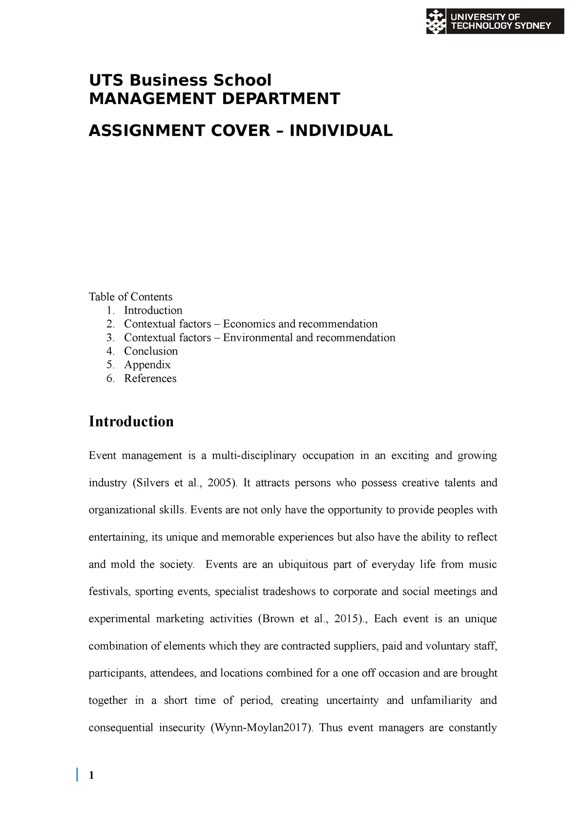 research paper in uts