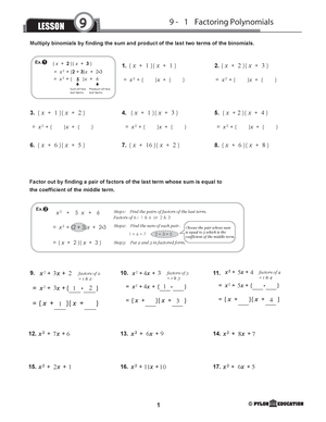 Arithmetic Sequences - INTERNATIONAL BACCALAUREATE Mathematics ...