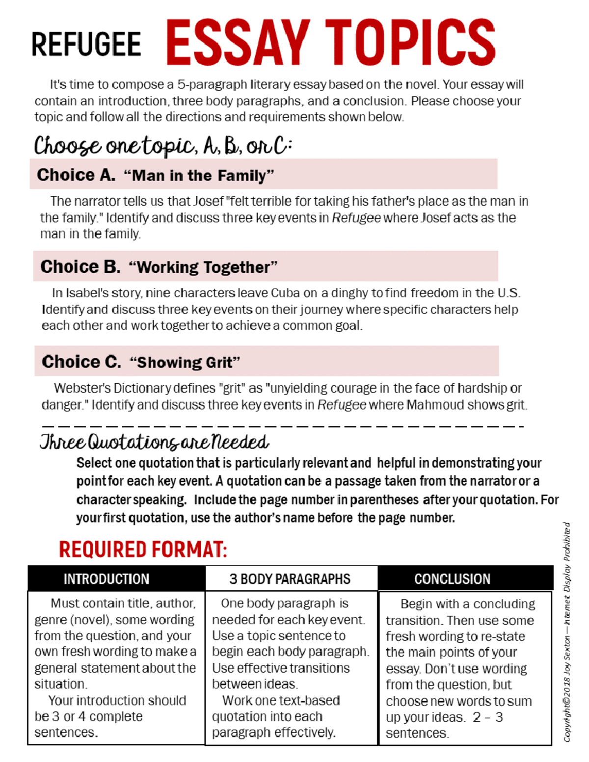 Refugee Essay Topics&Prewrite 2 Computer Science 189 Type Type Type