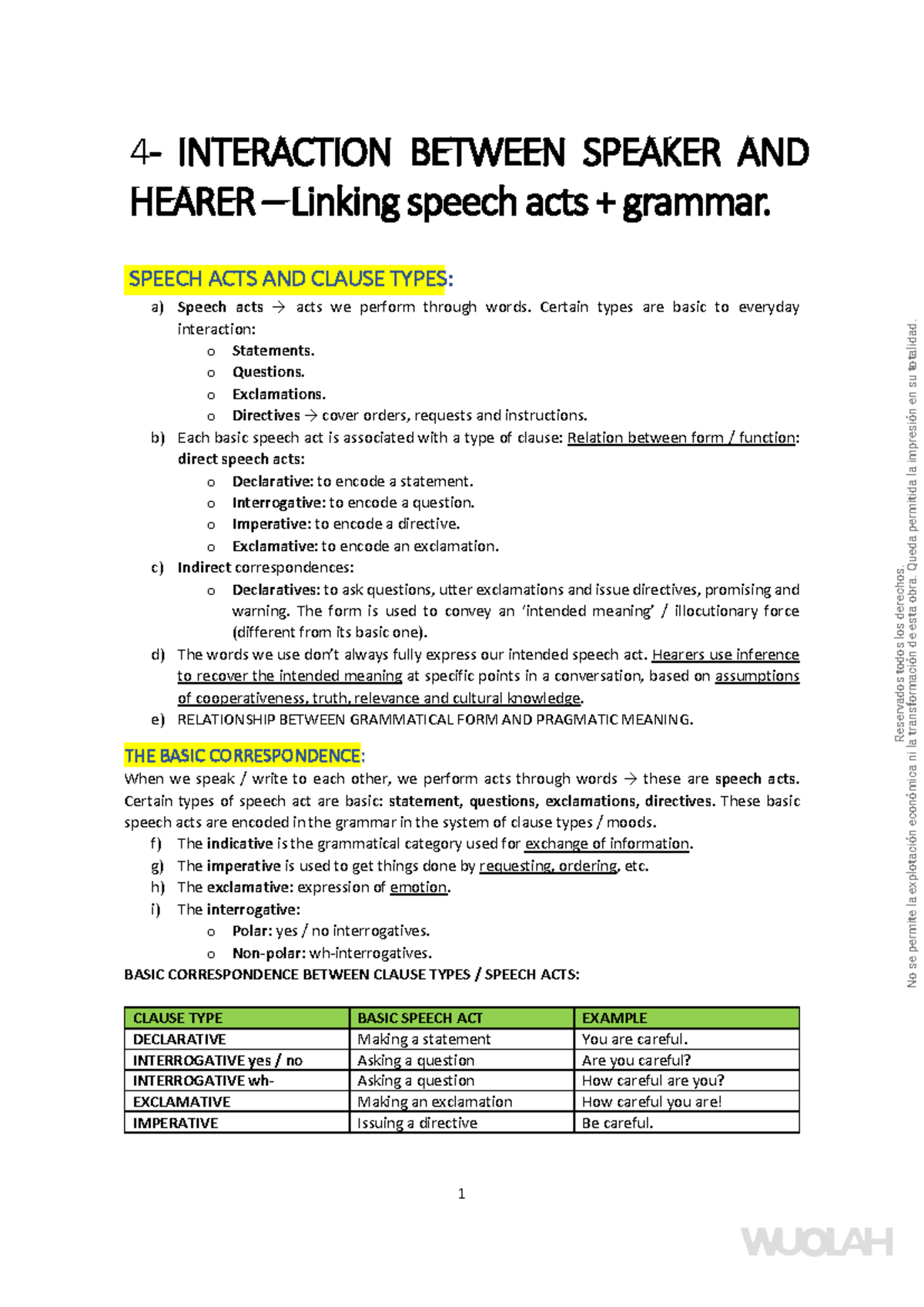 TEMA-4- Gramatica - 1 4 - INTERACTION BETWEEN SPEAKER AND HEARER ...