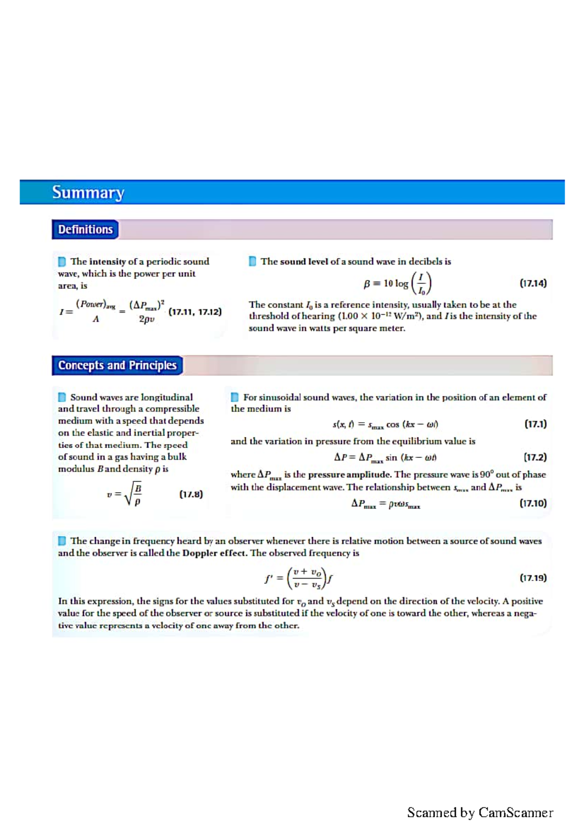 Summary Chapter 4 - Physics II - Studocu