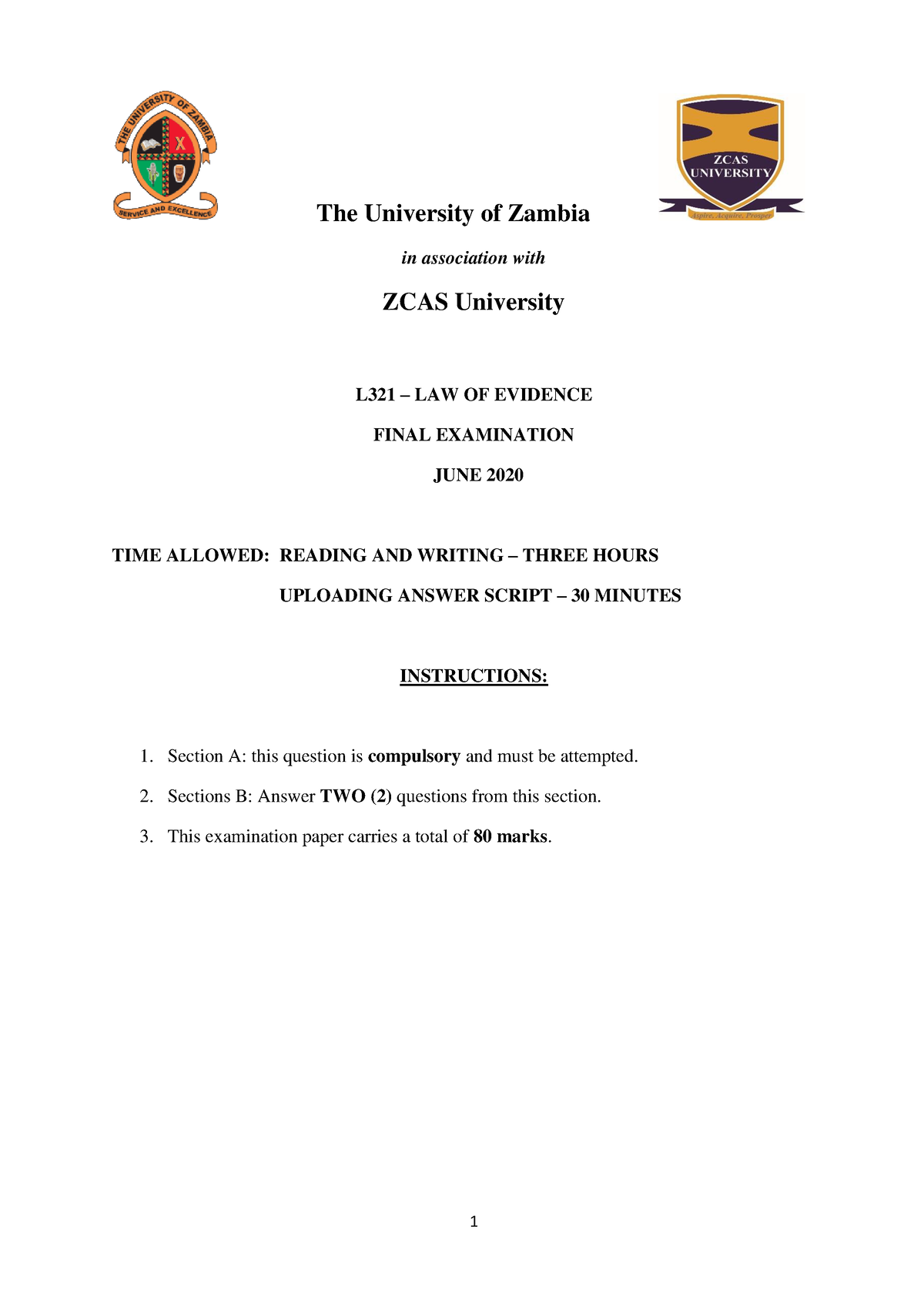 university of zambia thesis