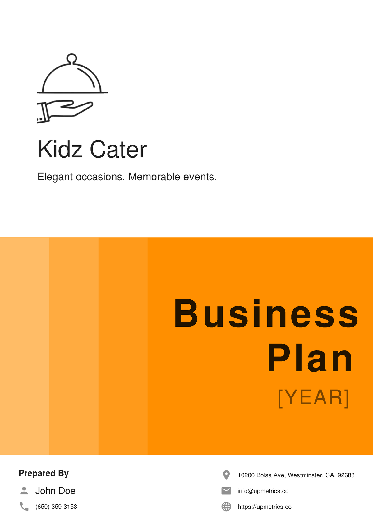 business plan for a catering school