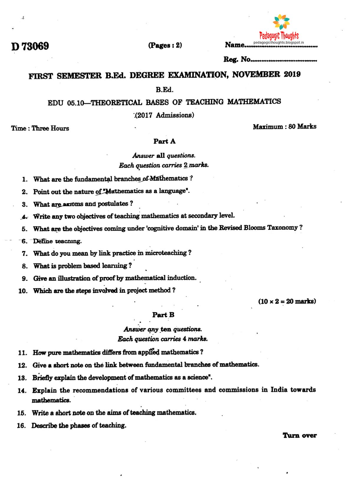 2019-1st-sem-theoretical-bases-of-teaching-mathematics-b-ed-studocu