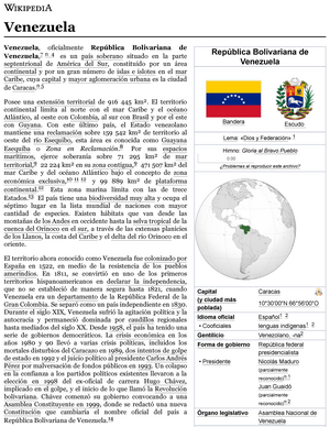 Venezuela - Wikipedia