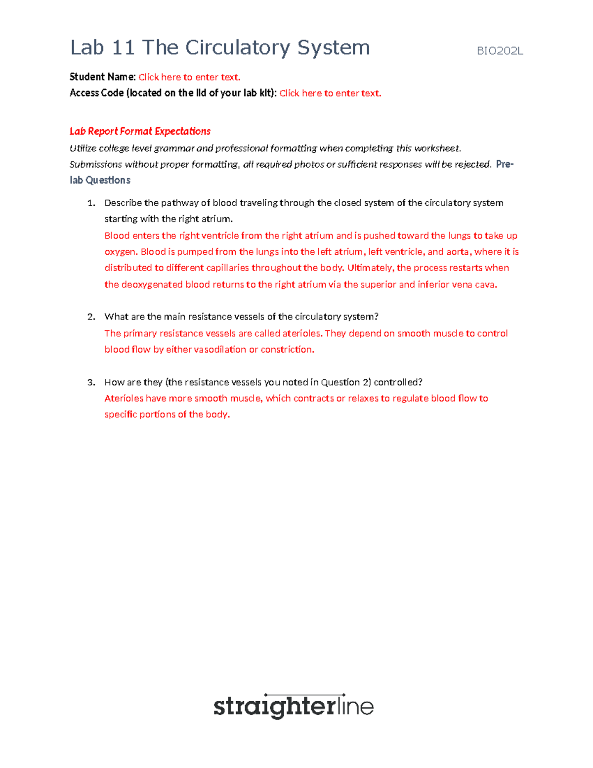 BIO202 Lab 11 (2) done - biology practical questions and answers ...