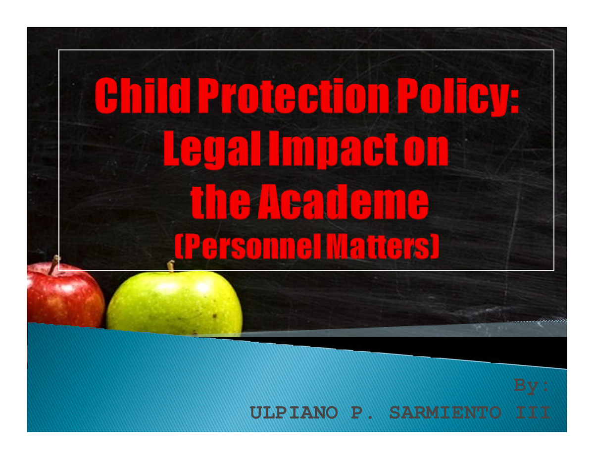 thesis statement about child protection policy