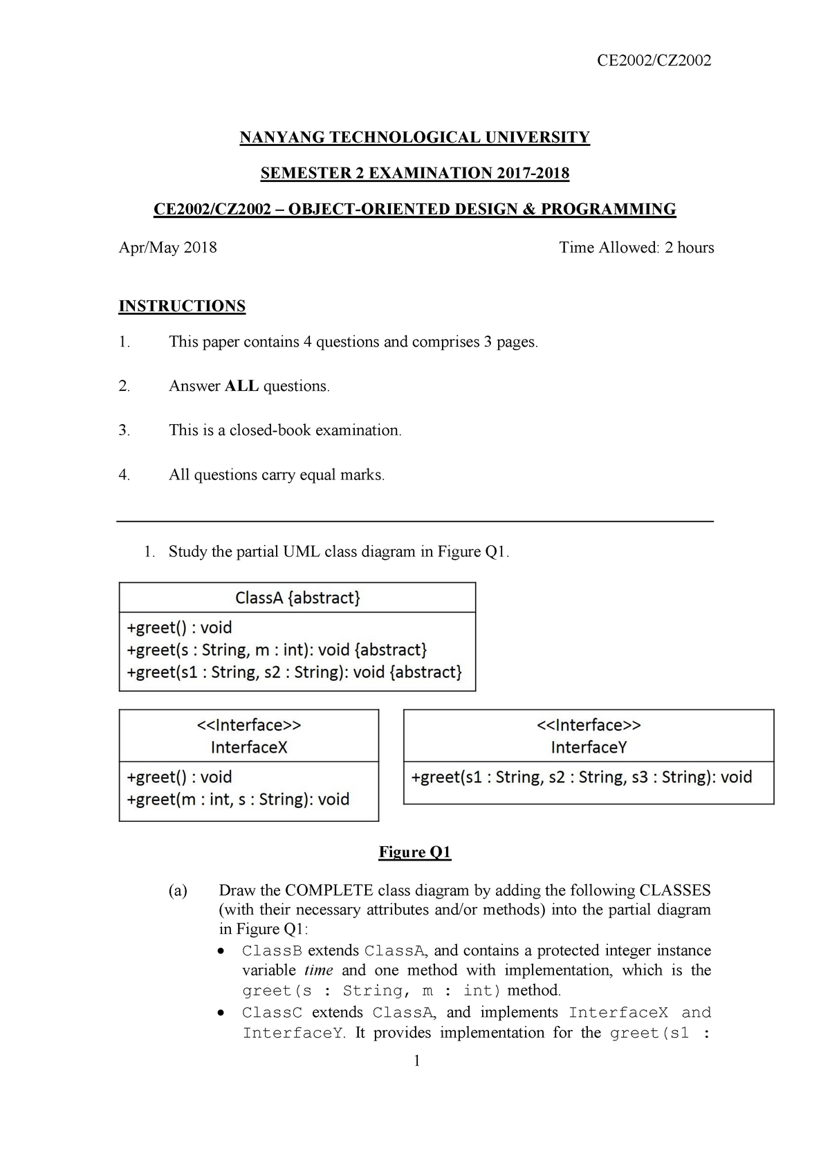 Exam 2017 - Warning: TT: Undefined Function: 32 NANYANG TECHNOLOGICAL ...