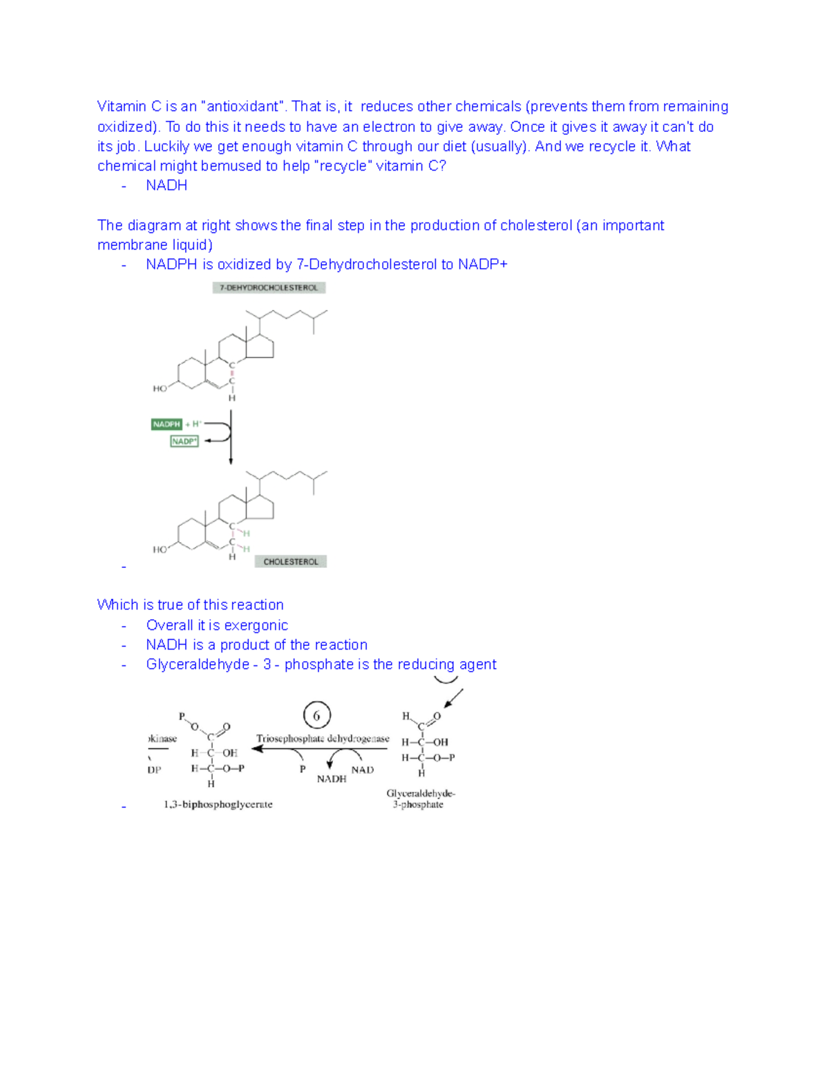 Lecture 22 Enzymes - Fall 2022 Caleb Rounds - Vitamin C is an ...