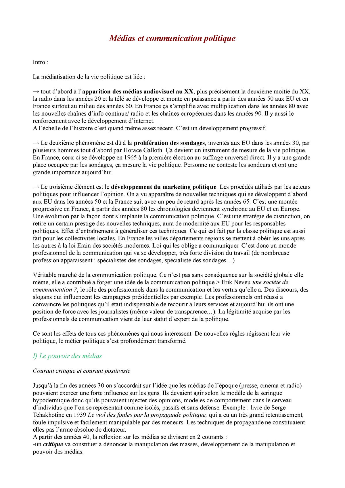 dissertation communication politique