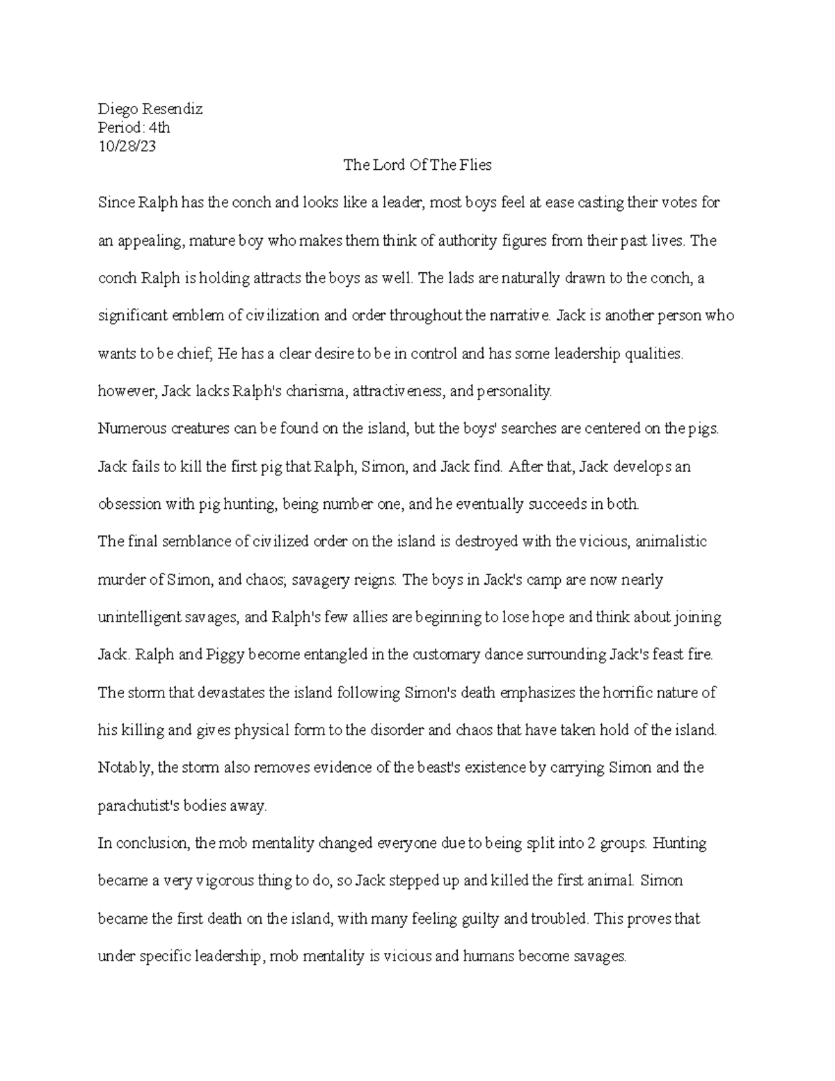 final-draft-hrhrhrhr-diego-resendiz-period-4th-10-28-the-lord-of