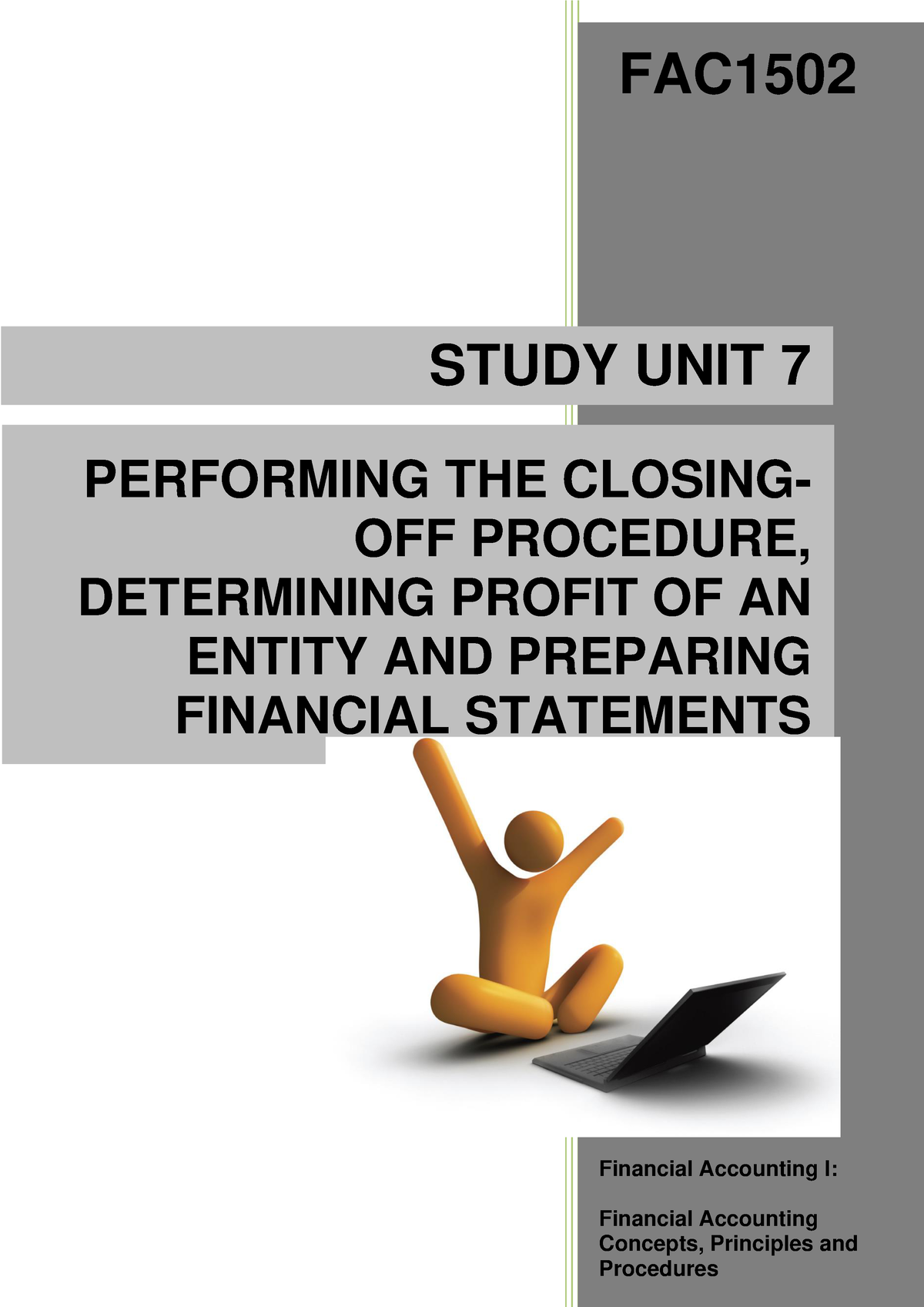 FAC1502 Study Unit 7 2021 FAC Financial Accounting I Financial   Thumb 1200 1697 