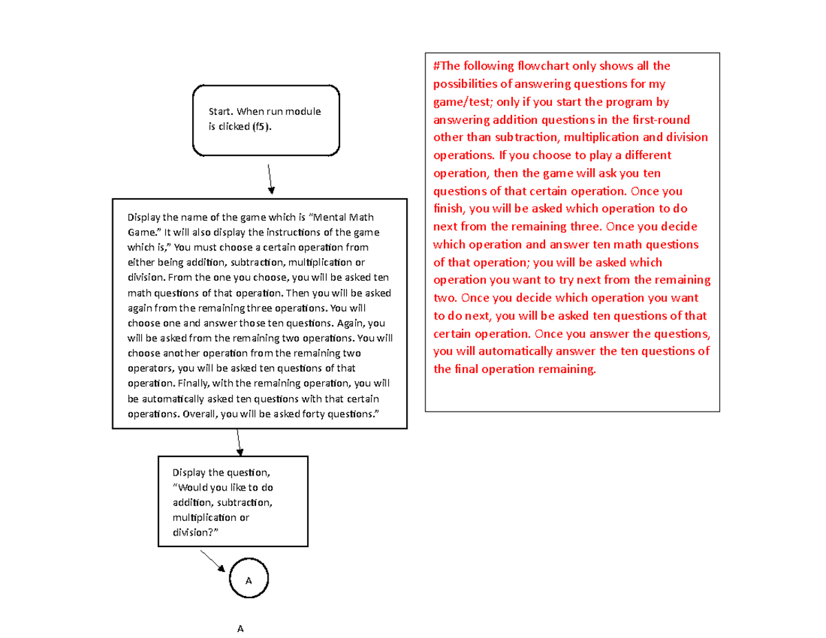 Flowchart - Study Guide - #The following flowchart only shows all the ...