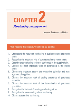 Logistics Test - Possible Exam Questions - BLG10X2 - Studocu