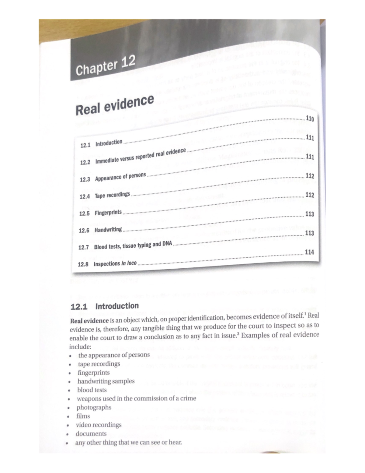 Real evidence - Studocu