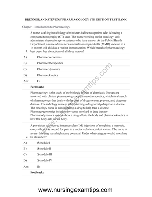 Chapt 37 AZ - Chap Summary - Pharmacotherapeutics For Advanced Practice ...