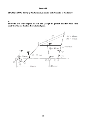 Page 5 - Tutorial 1 - Full Solutions with working steps - MA2002 - Studocu