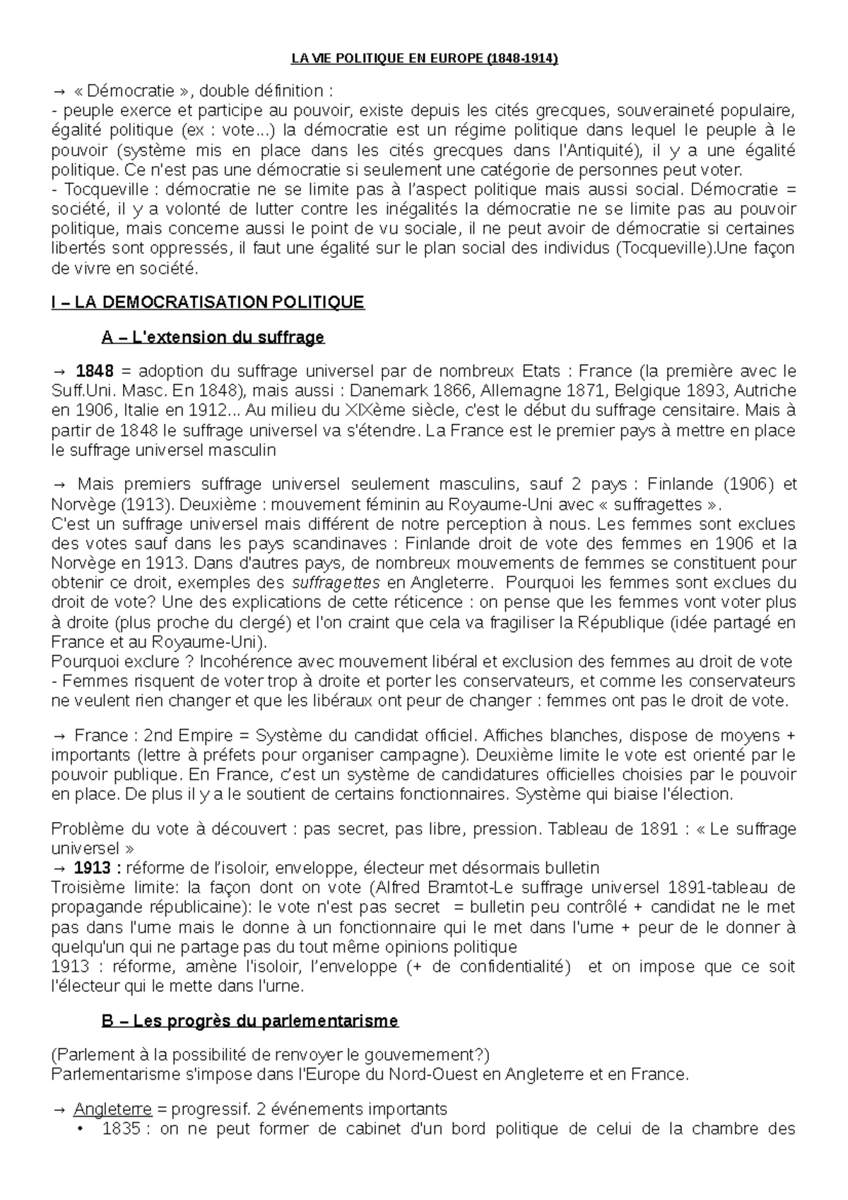 L'europe Entre Restauration Et Révolution Analyse De Document