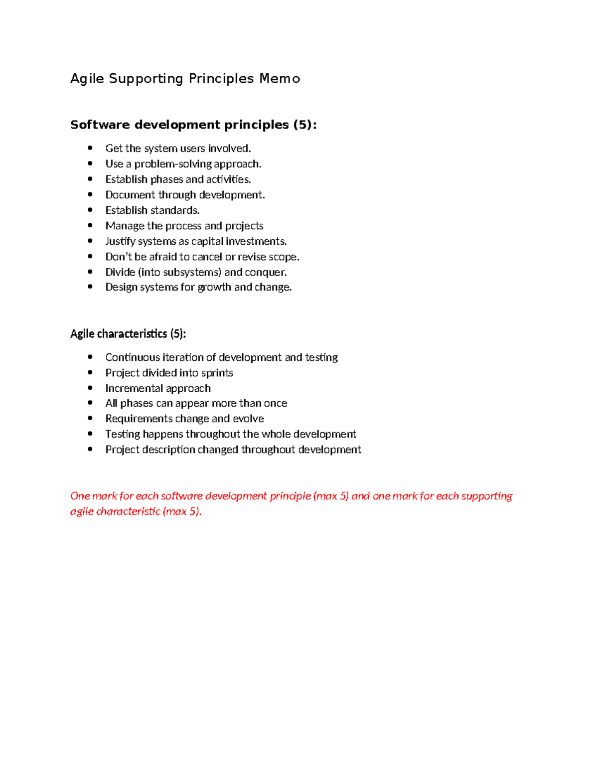 Agile Support Principles Memo ver latest - Agile Supporting Principles ...