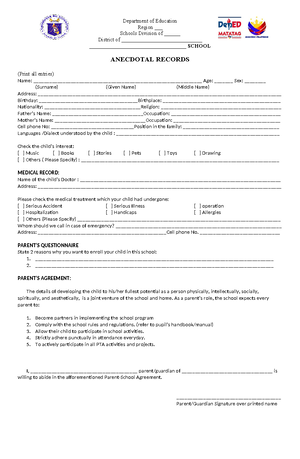 Reflection Notes-Template - Republic of the Philippines DEPARTMENT OF ...